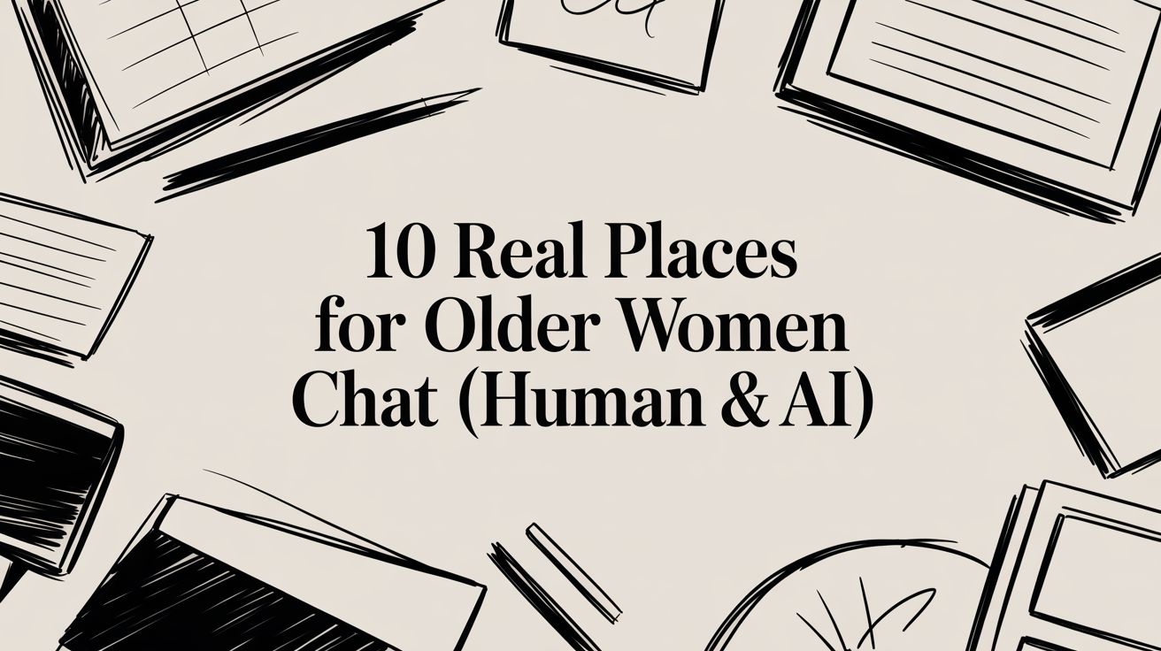 10 Real Places for Older Women Chat (Human & AI)