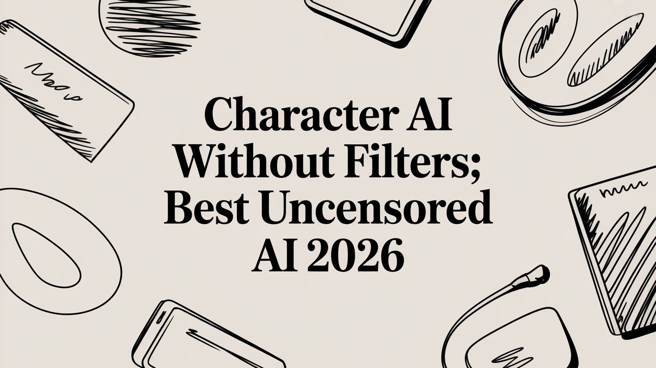 Character AI Without Filters: Best Uncensored AI 2026